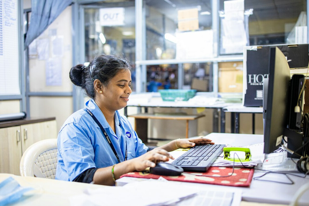 healthcare professional studying