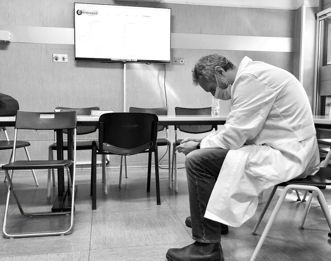 doctor attending workshop