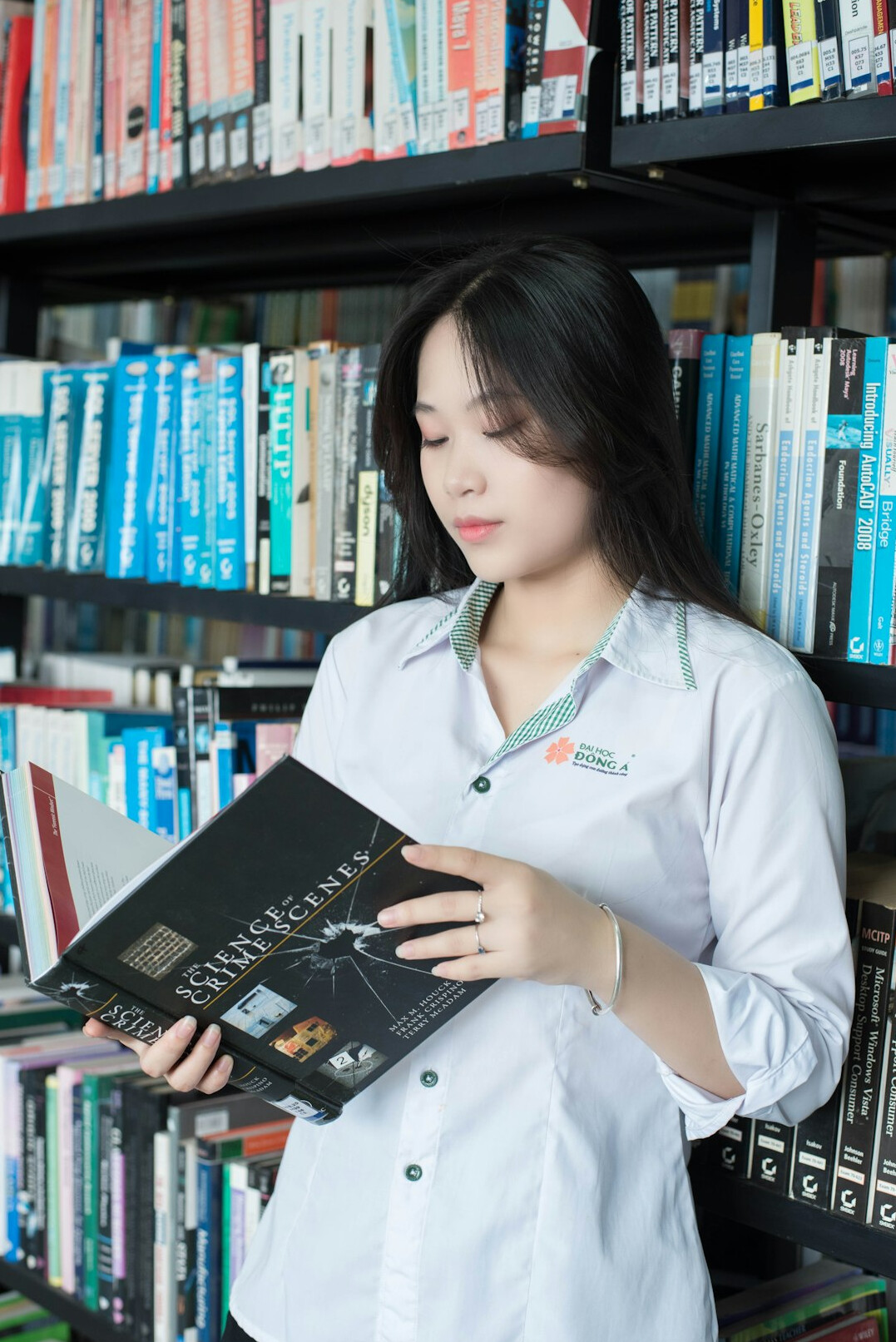 doctor studying medical books